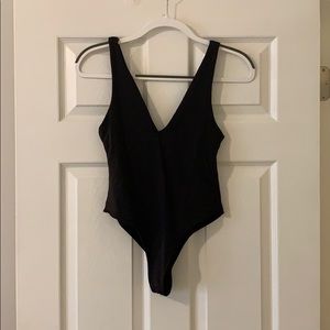 Zara black thong bodysuit